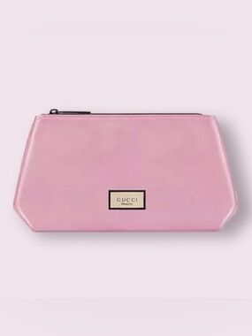 Mauve (Satin-Lined) Gucci Beauty Cosmetic-Makeup Bag